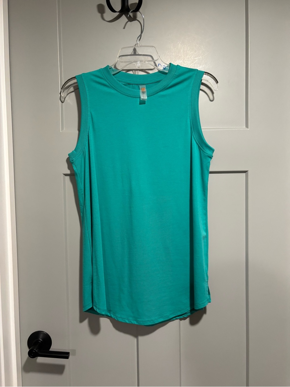 Mono B Teal Sleeveless Crewneck Tank brand new with no tags